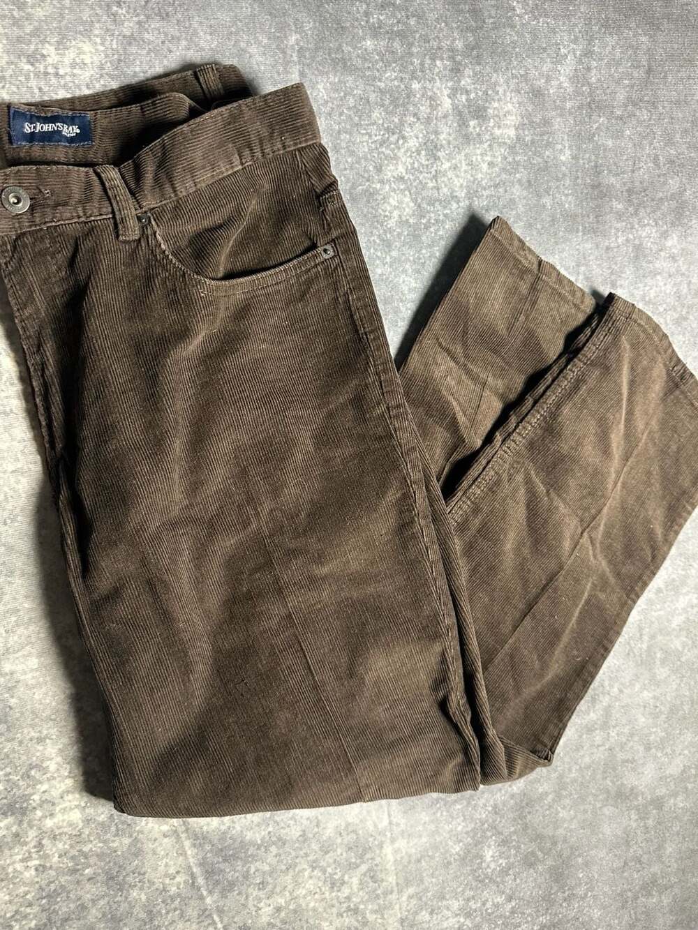 St. John's Bay Brown Corduroy Pants W34xL30